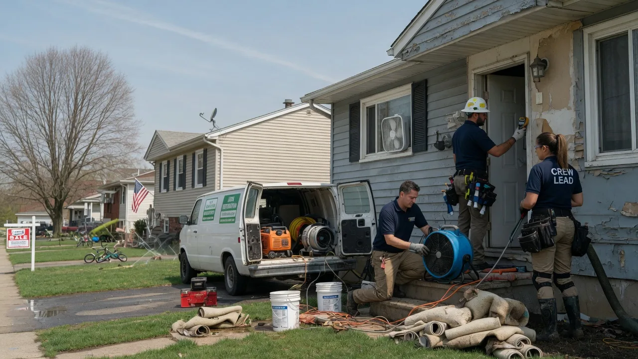 Flood Cleanup in Chesterhill, OH near me