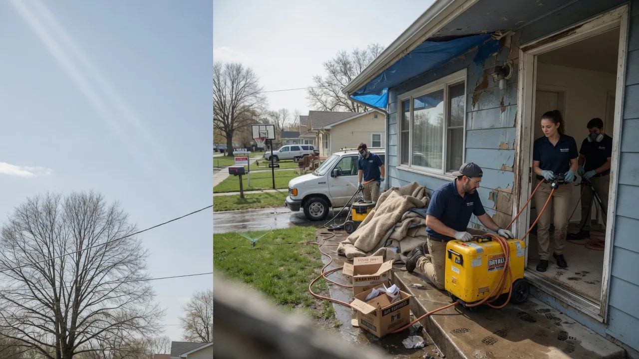 Basement Flood Cleanup in Chesterhill, OH near me